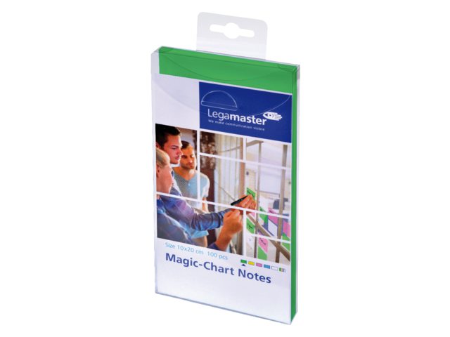 Magic-chart notes Legamaster 10x20 cm groen