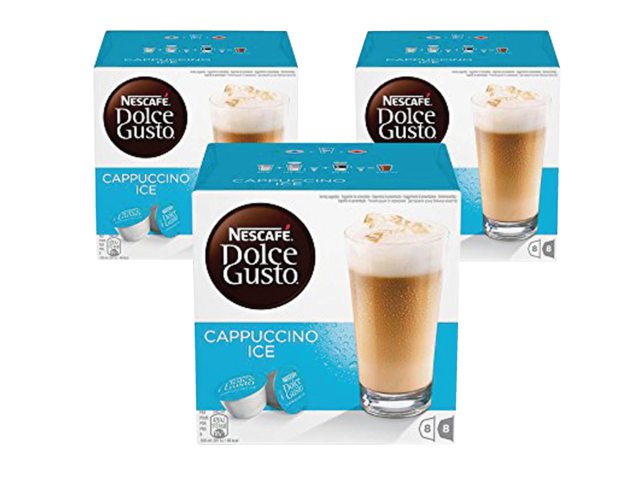 Koffie Dolce Gusto Cappuccino Ice 16 cups voor 8 kopjes