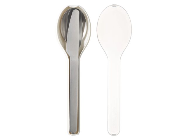 Bestek Ellipse 3delig wit