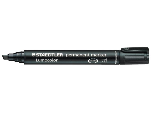 Viltstift Staedtler 350 schuin zwart 2-5mm