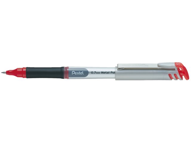 Rollerpen Pentel BL17 rood 0.4mm