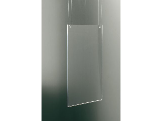 Posterhouder OPUS 2 A4 staand glashelder