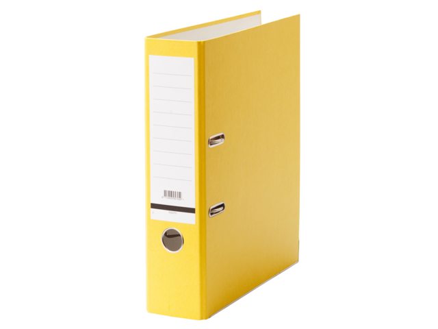 Ordner Budget A4 80mm karton geel