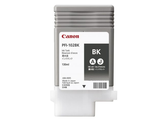 Inkcartridge Canon PFI-102 zwart