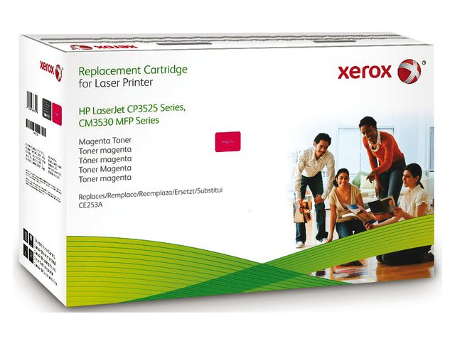 Tonercartridge Xerox 106R01586 HP CE253A 504A rood