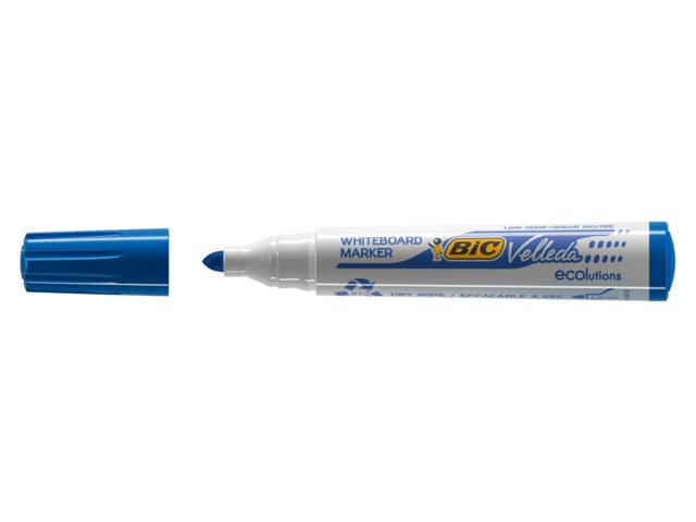 Viltstift Bic 1701 whiteboard rond blauw 1.5mm