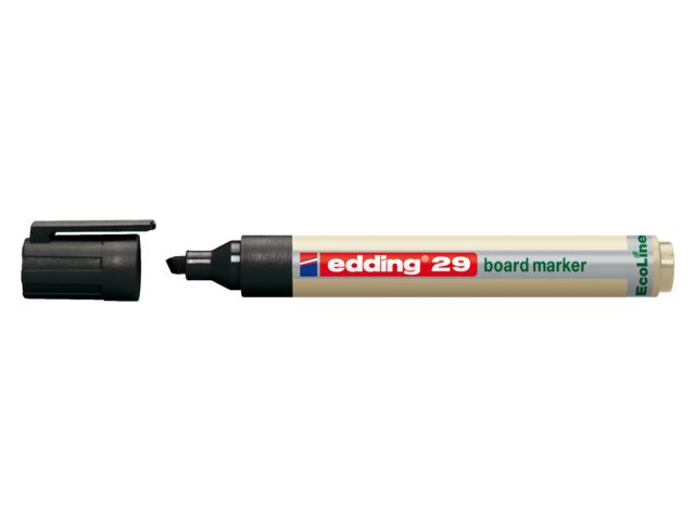 Viltstift edding 29 whiteboard Eco schuin zwart 1-5mm