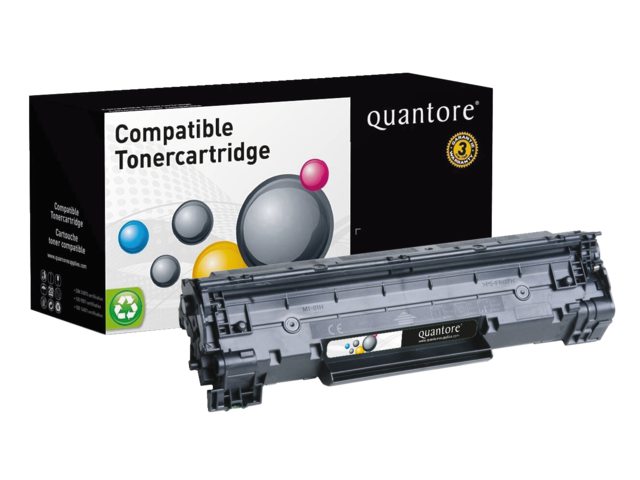 Tonercartridge Quantore HP CB436A 36A zwart