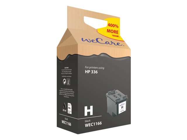 Inkcartridge Wecare HP C9362EE 336 zwart