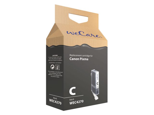 Inkcartridge Wecare Canon CLI-521 zwart