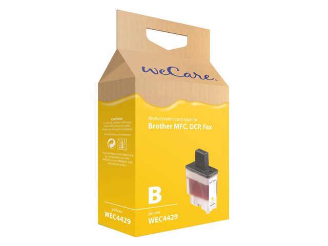 Inkcartridge Wecare Brother LC-900 geel