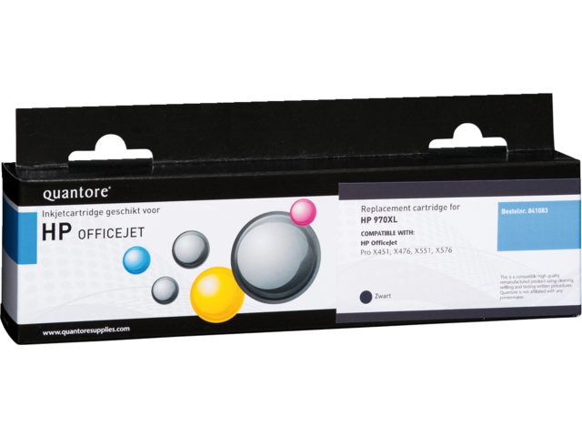 Inkcartridge Quantore HP CN625AE 970XL zwart