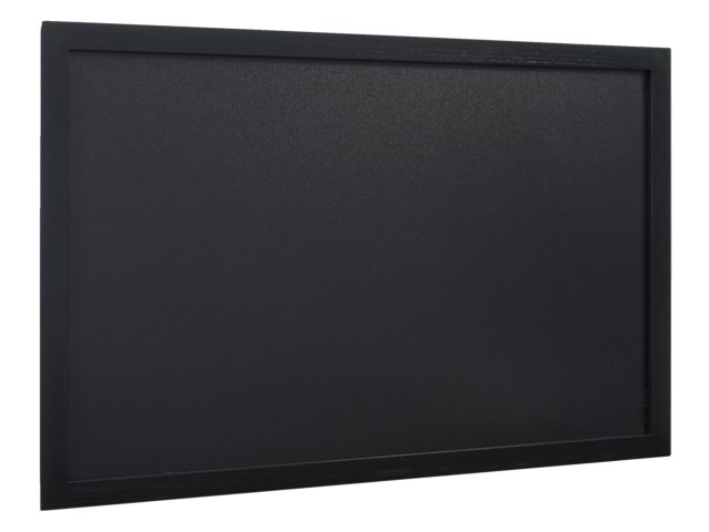 Krijtbord Securit wand 40x60cm zwart hout