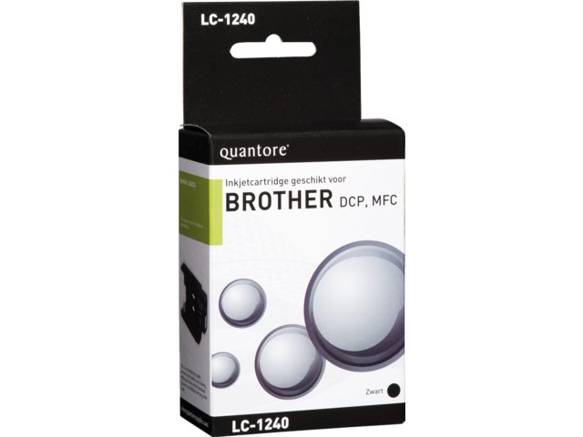 Inkcartridge Quantore Brother LC-1240 zwart