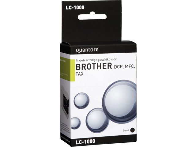 Inkcartridge Quantore Brother LC-1000 zwart