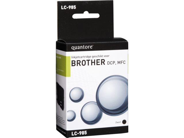 Inkcartridge Quantore Brother LC-985 zwart