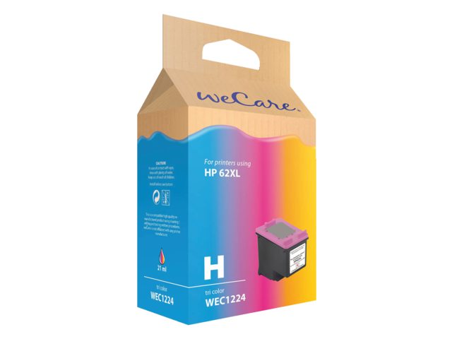 Inkcartridge Wecare HP 62XL C2P07AE kleur