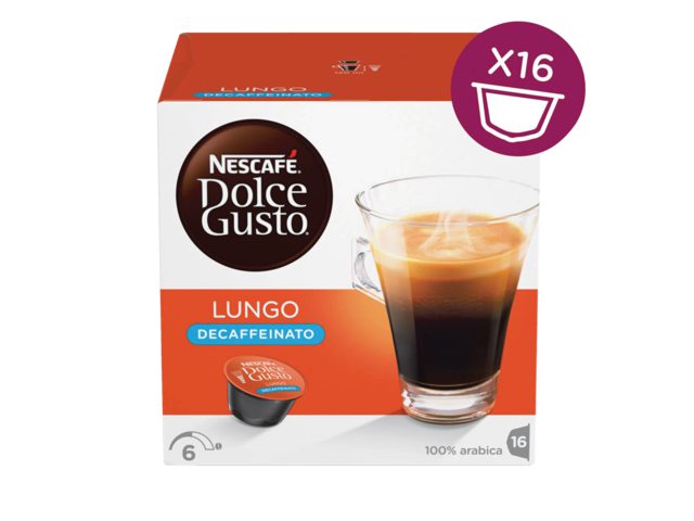 Koffie Dolce Gusto Lungo Decaffeinato 16 cups