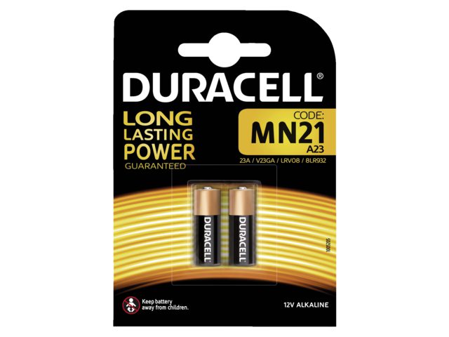 Batterij Duracell Ultra 2xMN21 alkaline