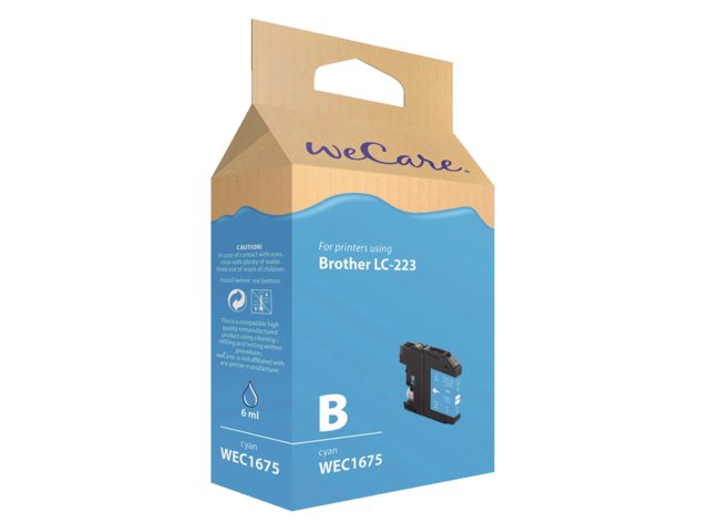 Inkcartridge Wecare Brother LC-223 blauw