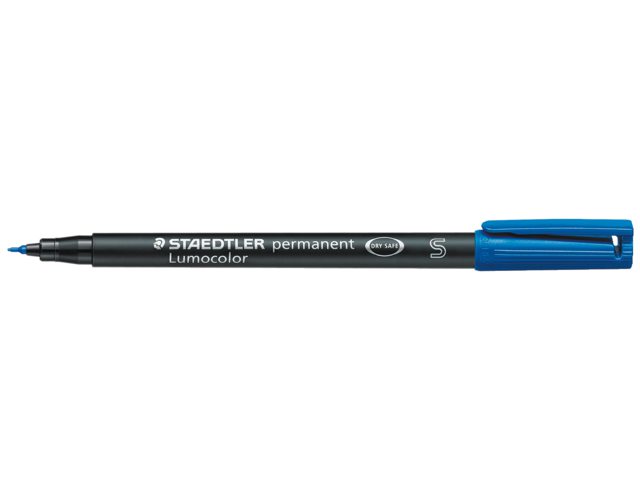 Viltstift Staedtler OHP Lumocolor SF313 blauw fijn