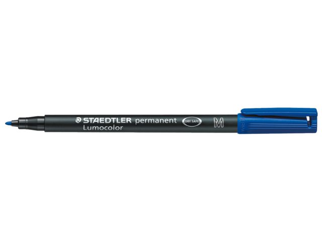 Viltstift Staedtler OHP Lumocolor M317 blauw medium