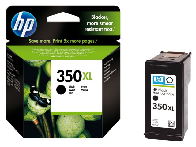 Inkcartridge HP CB336EE 350XL zwart HC