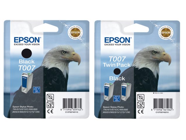 Inkcartridge Epson T007401 zwart