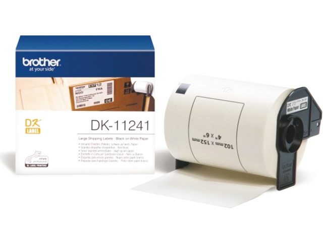 Etiket Brother DK-11241 102x152mm verzendlabel 200stuks
