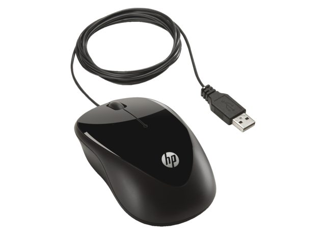Muis HP X1000 USB zwart