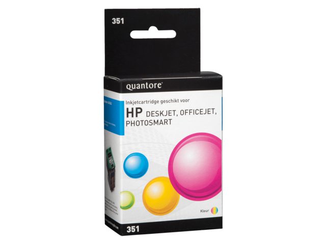 Inkcartridge Quantore HP CB337EE 351 kleur