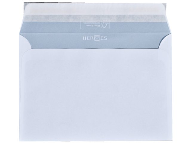 Envelop Hermes bank EA5 156x220mm zelfklevend wit 50stuks