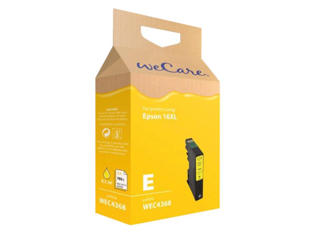 Inkcartridge Wecare Epson T163440 geel HC