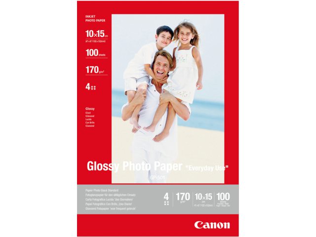 Inkjetpapier Canon GP-501 10x15cm 210gr glans 100vel