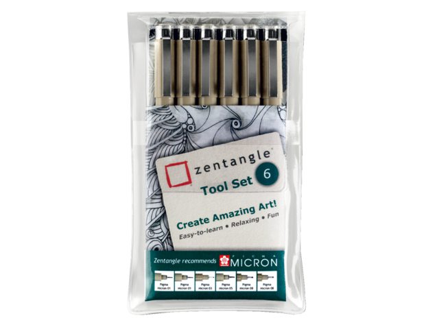 Zentangle tool set 6delig