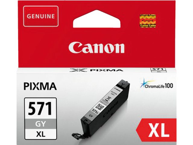 Inkcartridge Canon CLI-571XL HC grijs