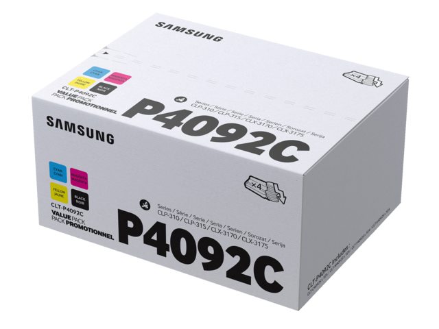 Tonercartridge Samsung CLT-P4092C zwart + kleur