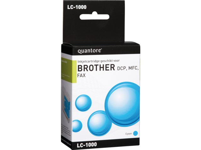 Inkcartridge Quantore Brother LC-1000 blauw