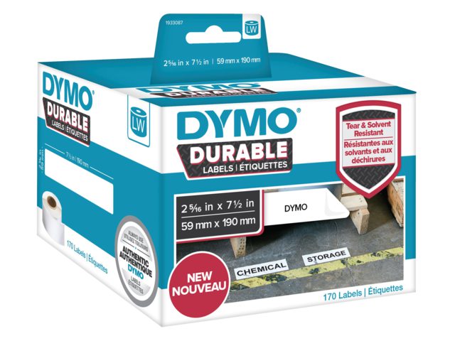 Etiket Dymo 1933087 labelwriter 59x190mm 170 stuks