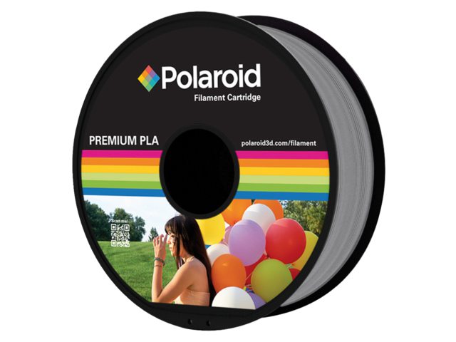 3D Filament Polaroid 1.75mm PLA 1kg zilver