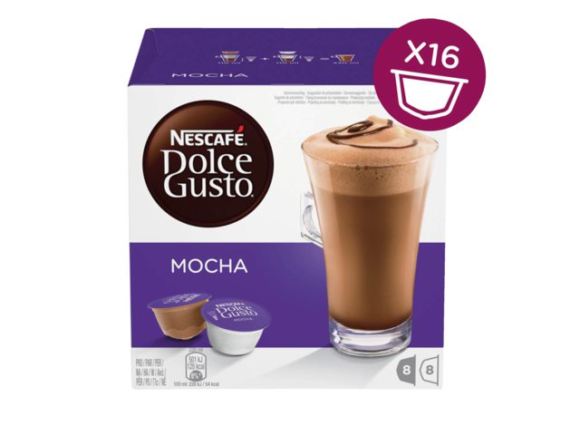 Koffie Dolce Gusto Latte Mocha 16 cups voor 8 kopjes