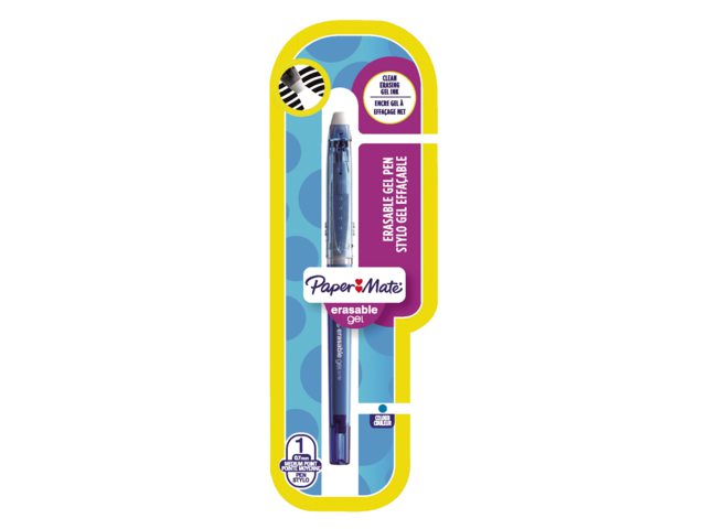 Gelschrijver Paper Mate Inkjoy Erasable blauw