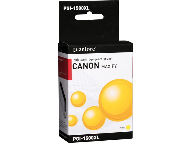 Inkcartridge Quantore Canon PG-1500XL geel HC