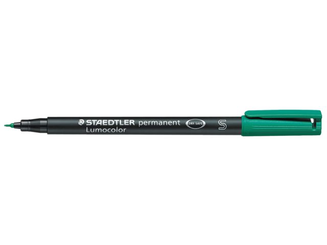 Viltstift Staedtler OHP Lumocolor SF313 groen fijn