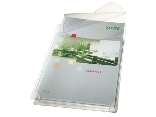 Showtas Leitz 4757 11-gaats PVC 0.17mm glad met klep
