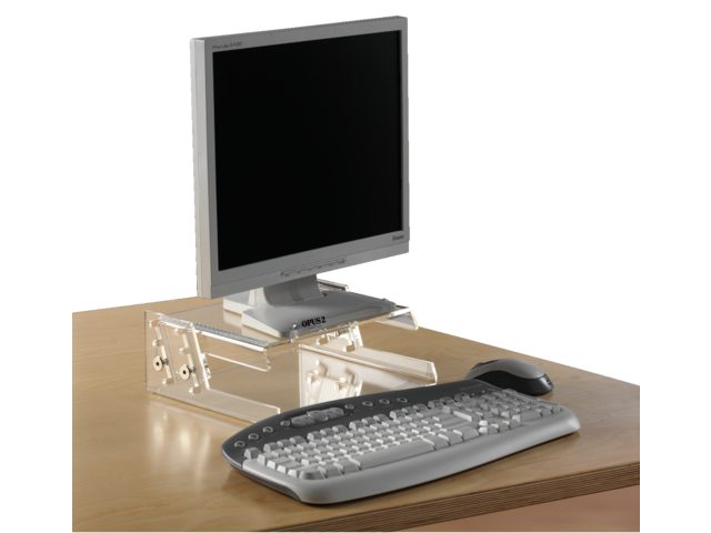 monitorstandaard OPUS 2 17/19inch transparant