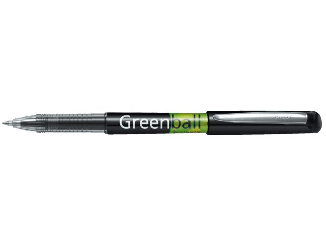 Rollerpen PILOT Greenball Begreen zwart 0.4mm