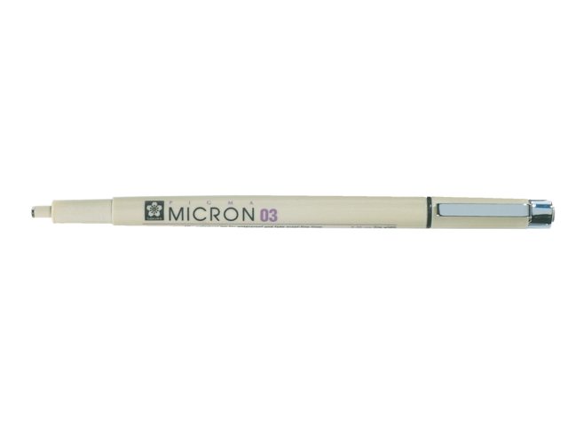 Fineliner Sakura pigma micron zwart 0.35mm