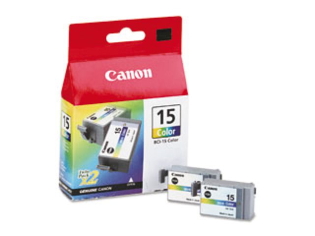 Inkcartridge Canon BCI-15 kleur 2x