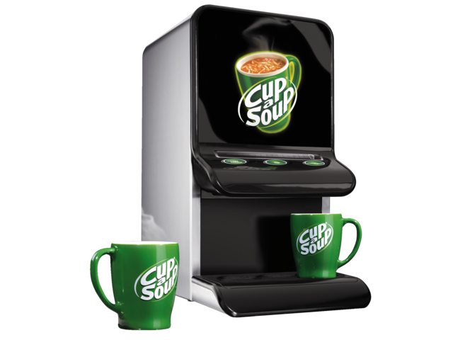 Cup-a-soup mini automaat tbv vendorzakken